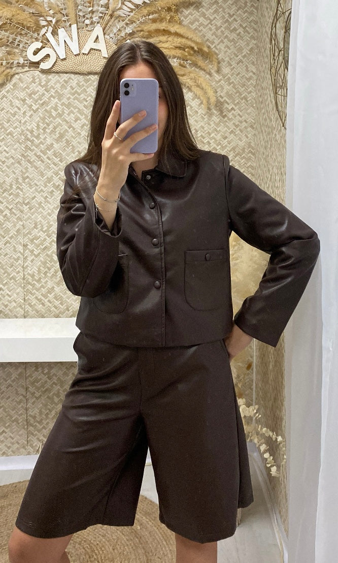 Veste Simili cuir Marion