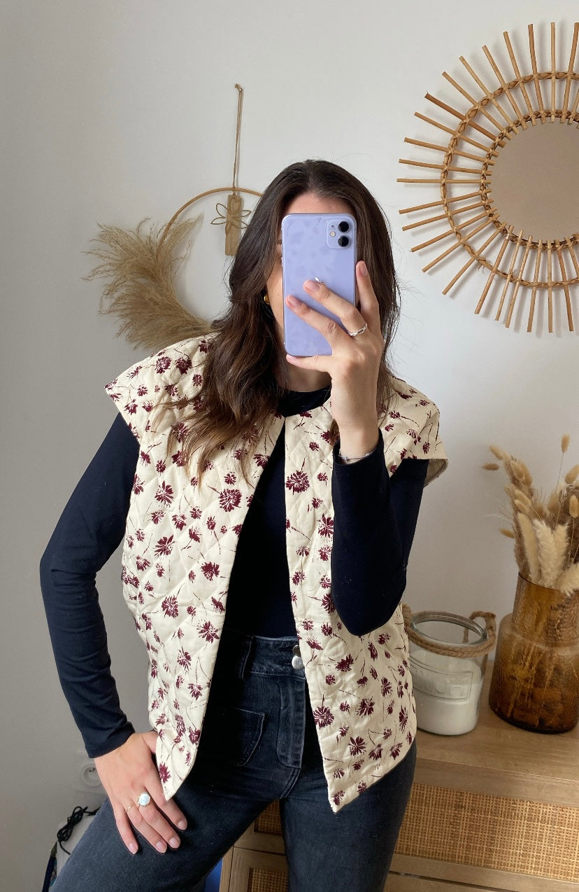 Veste sans manches Marine