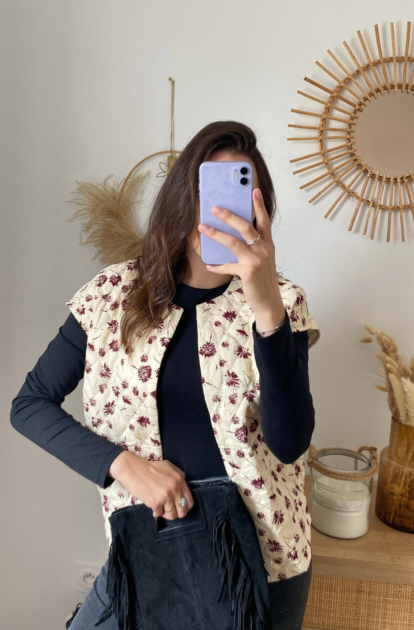 Veste sans manches Marine