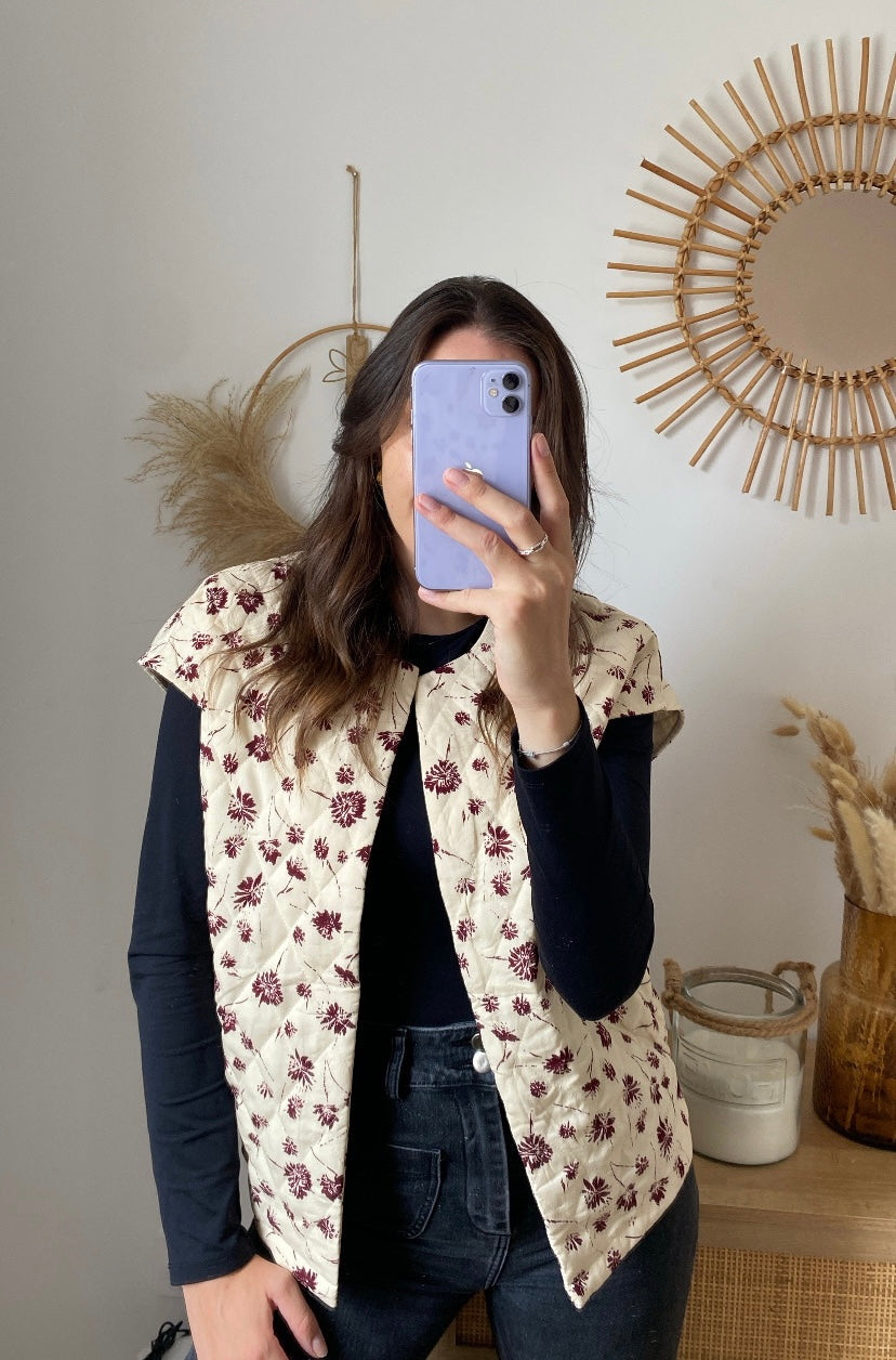 Veste sans manches Marine
