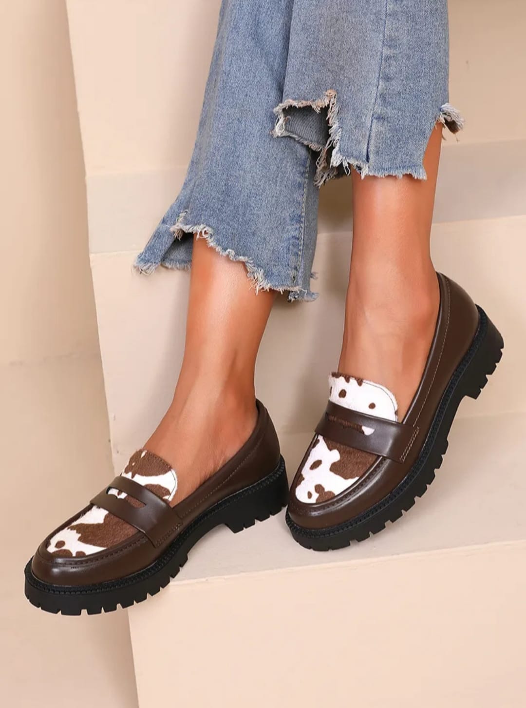 Mocassins simili cuir Caroline