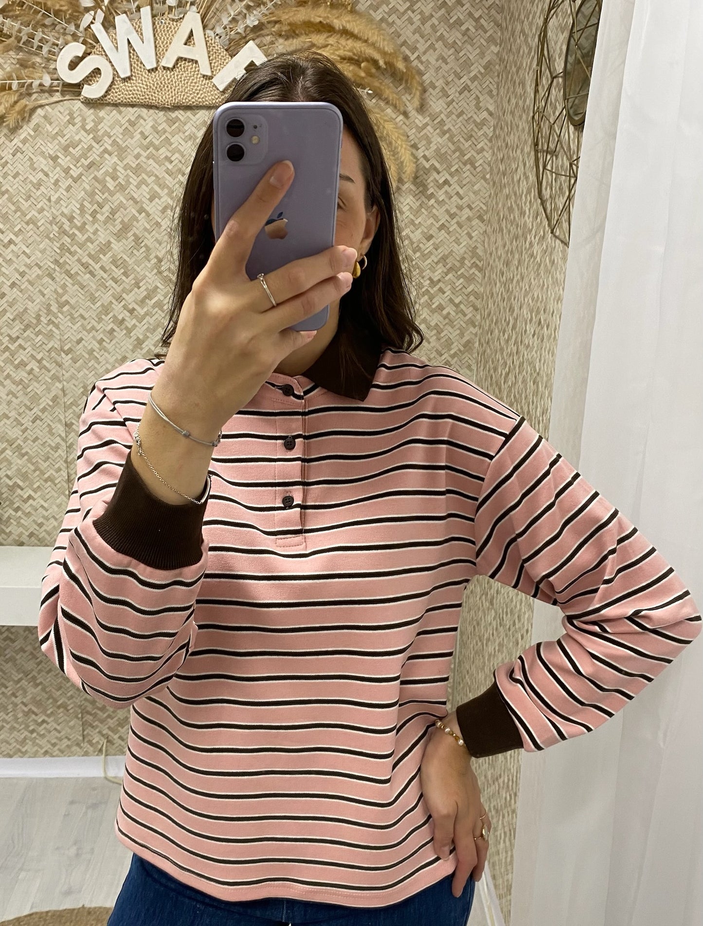 Polo manches longues Ruby