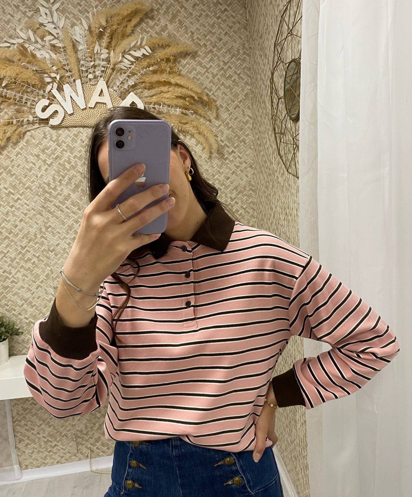 Polo manches longues Ruby