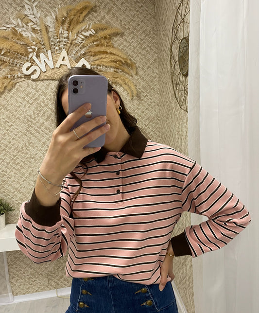 Polo manches longues Ruby