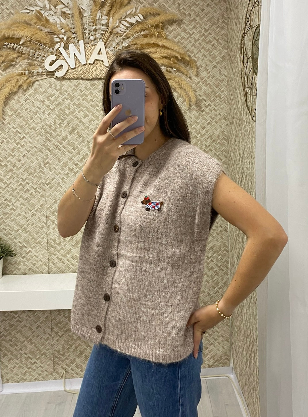 Pull sans manches Hanaé