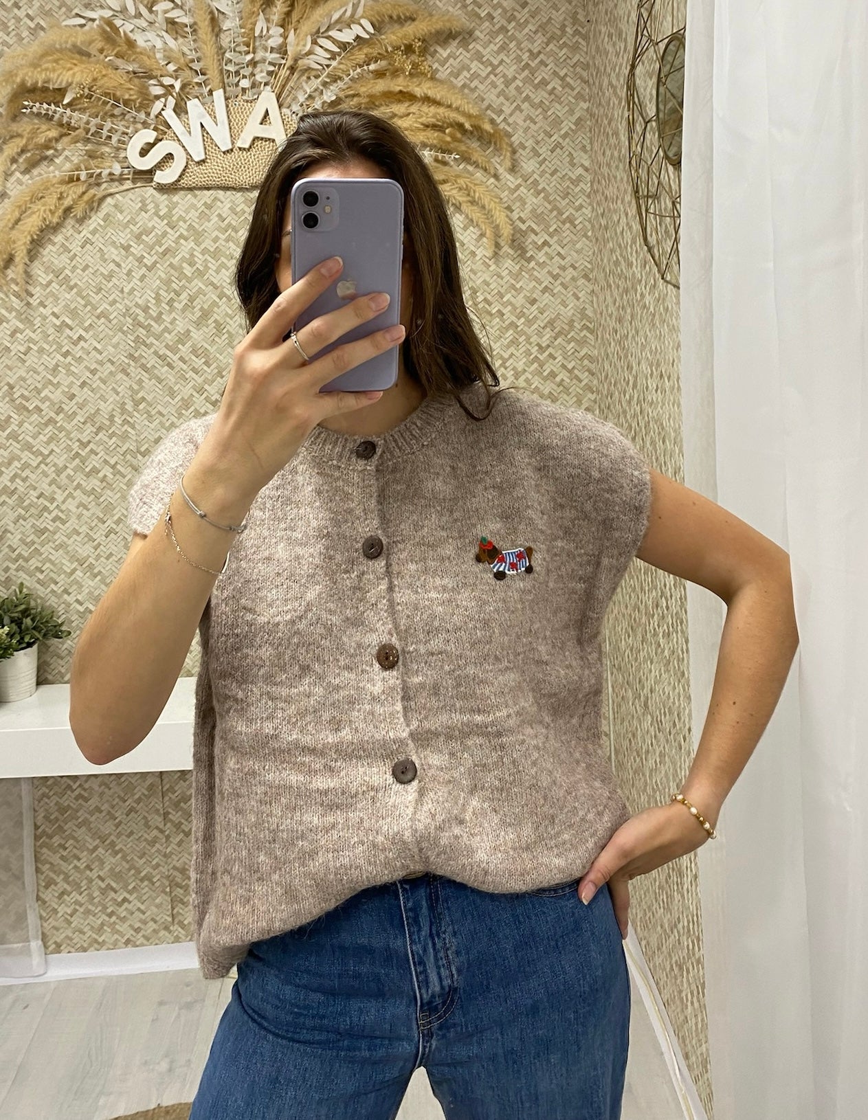 Pull sans manches Hanaé