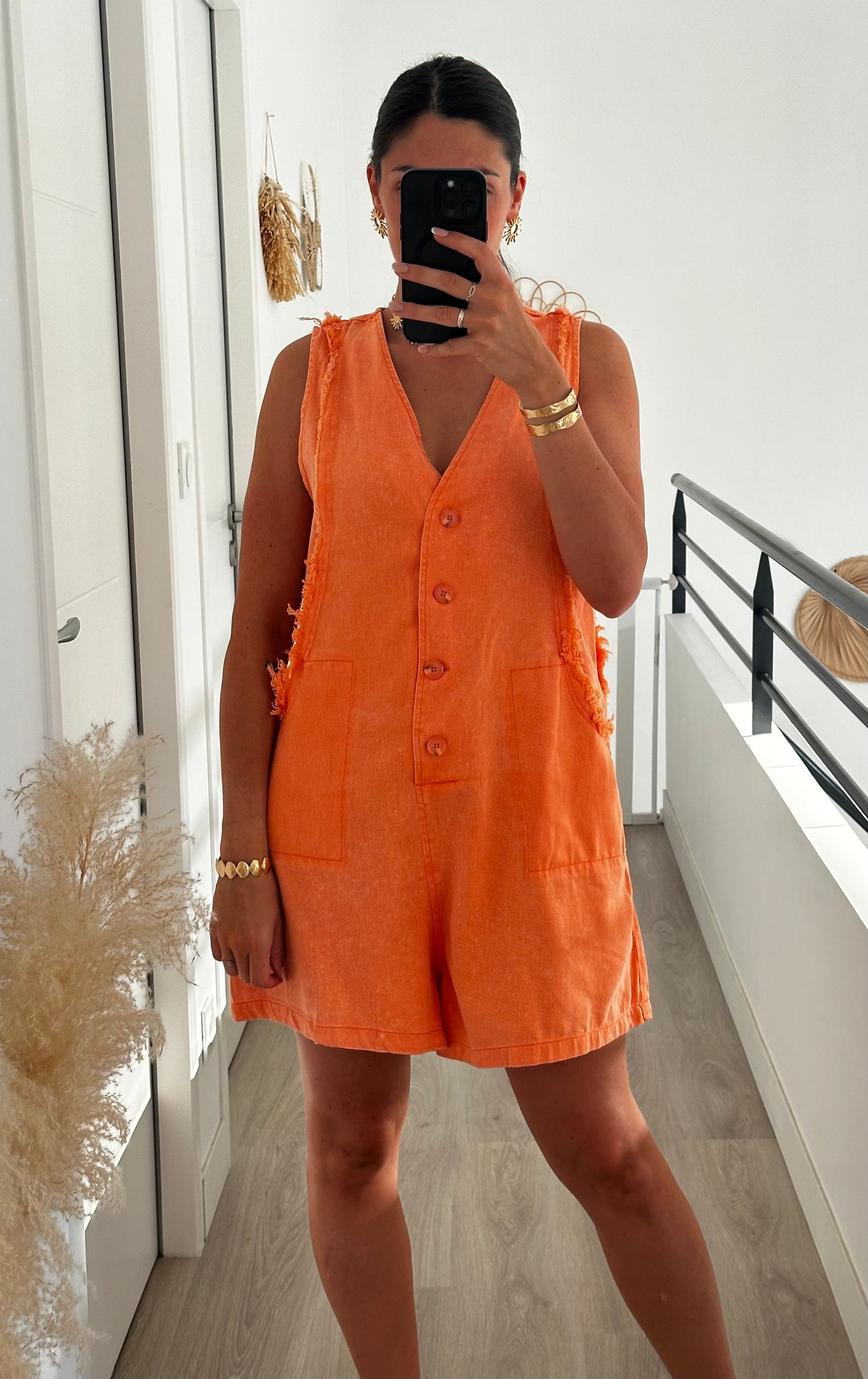 Combi short salopette Lucille