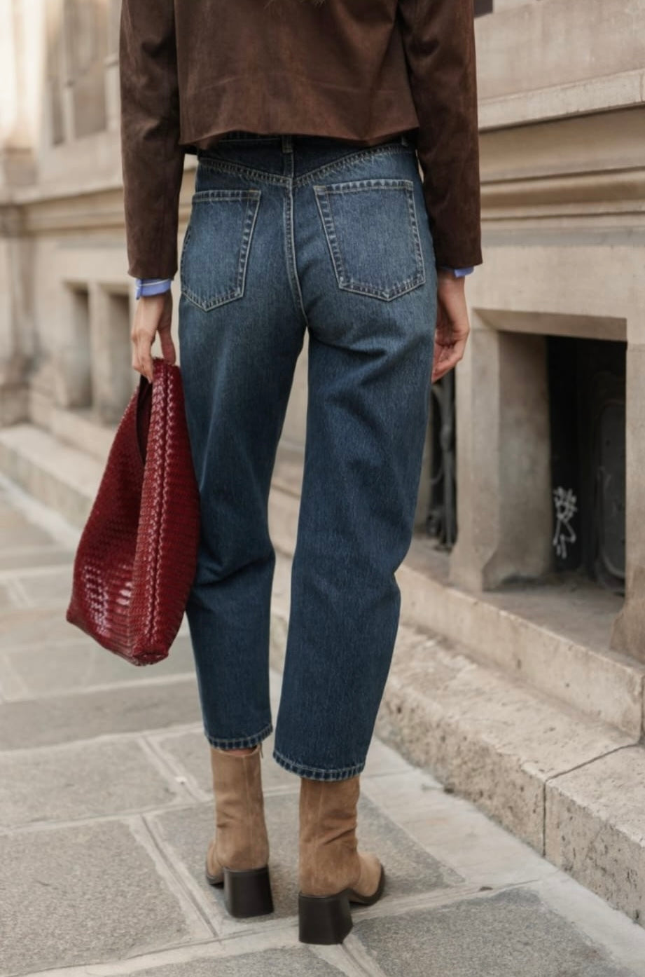 Jean Boy- Denim bleu foncé