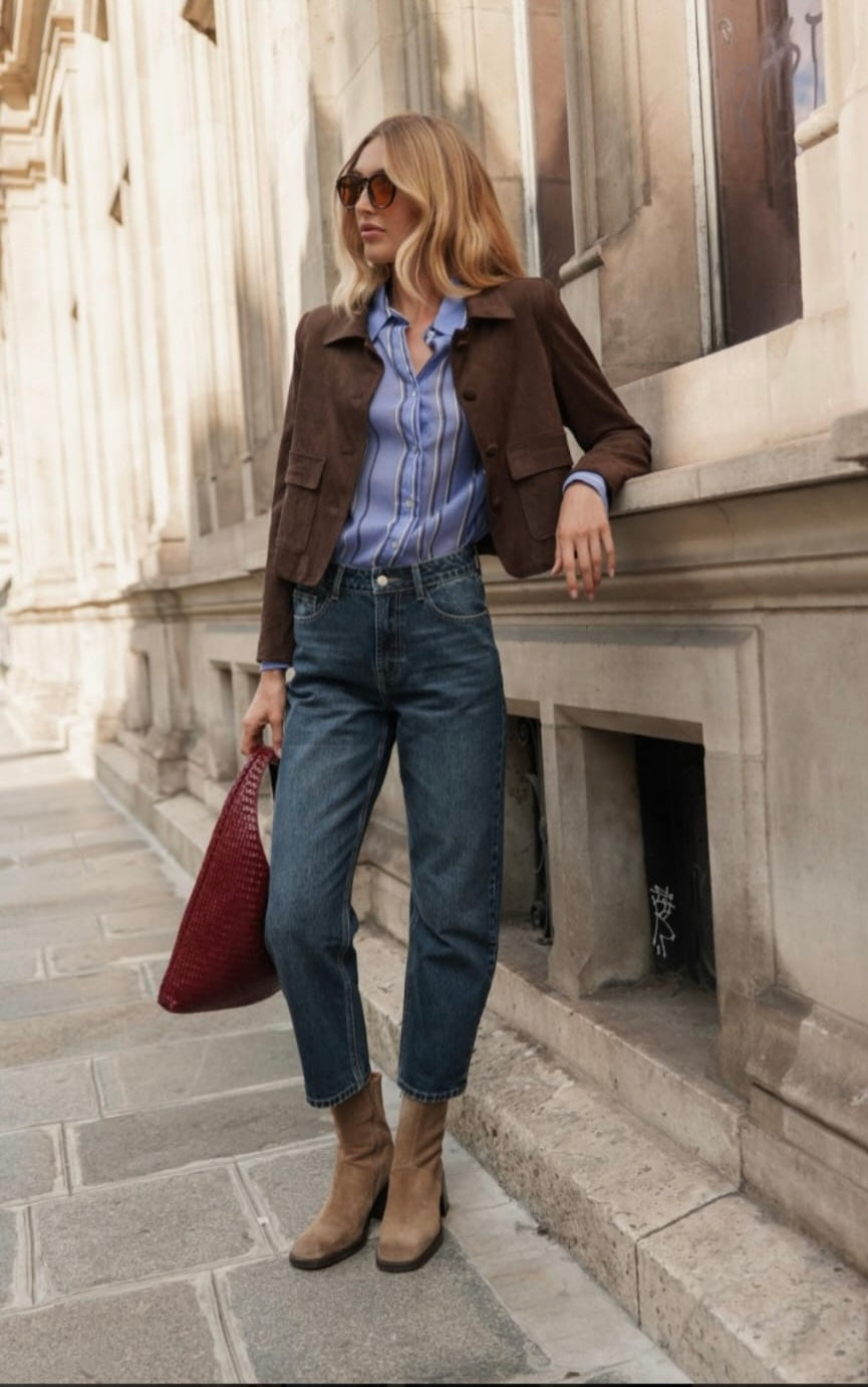 Jean Boy- Denim bleu foncé