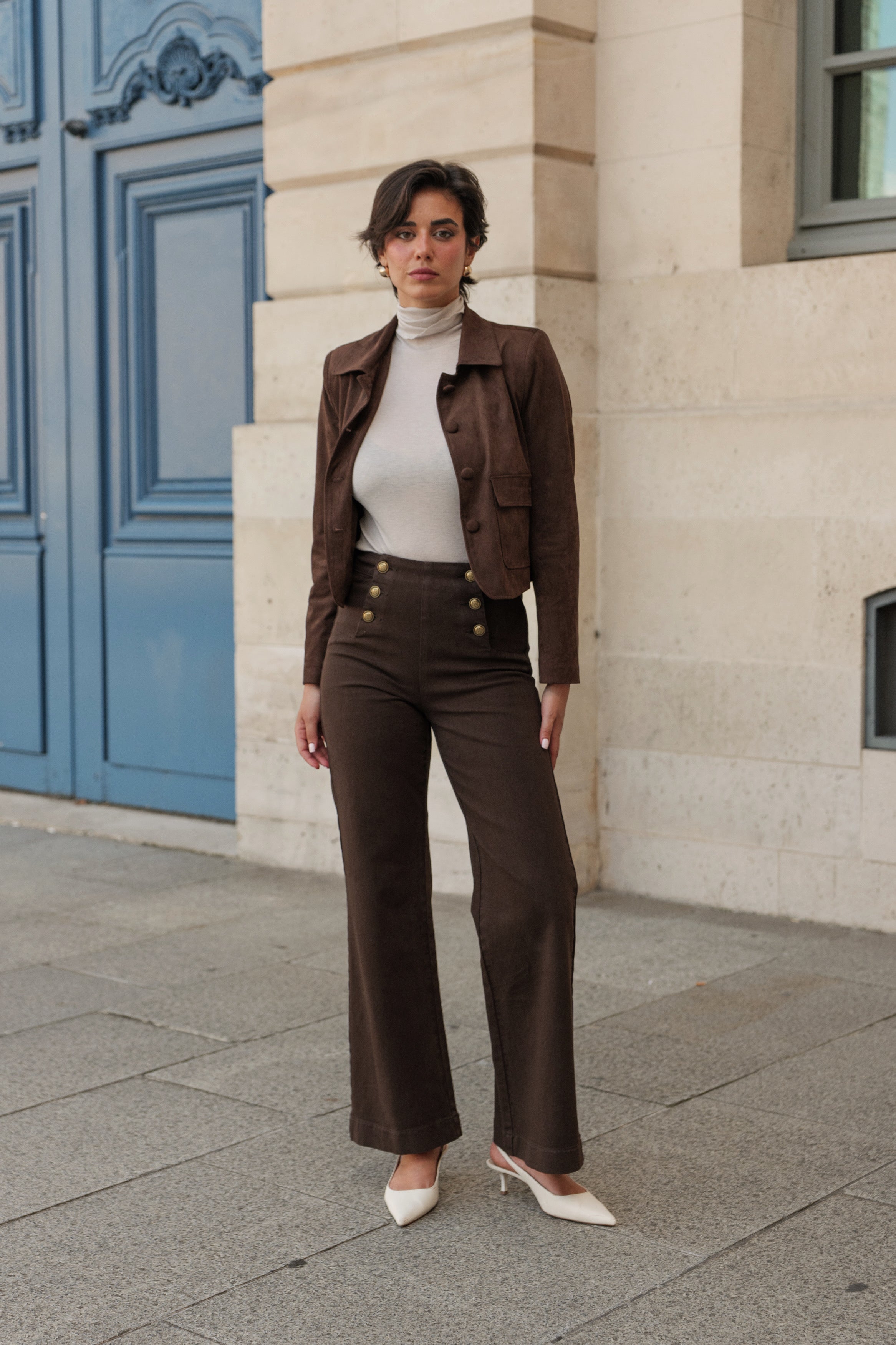 Jean Victo denim chocolat