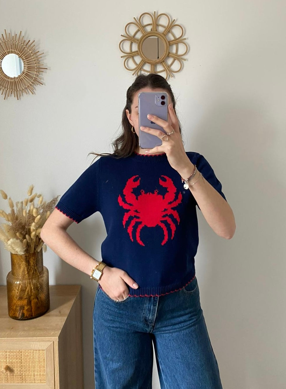 Pull manches courtes Iris