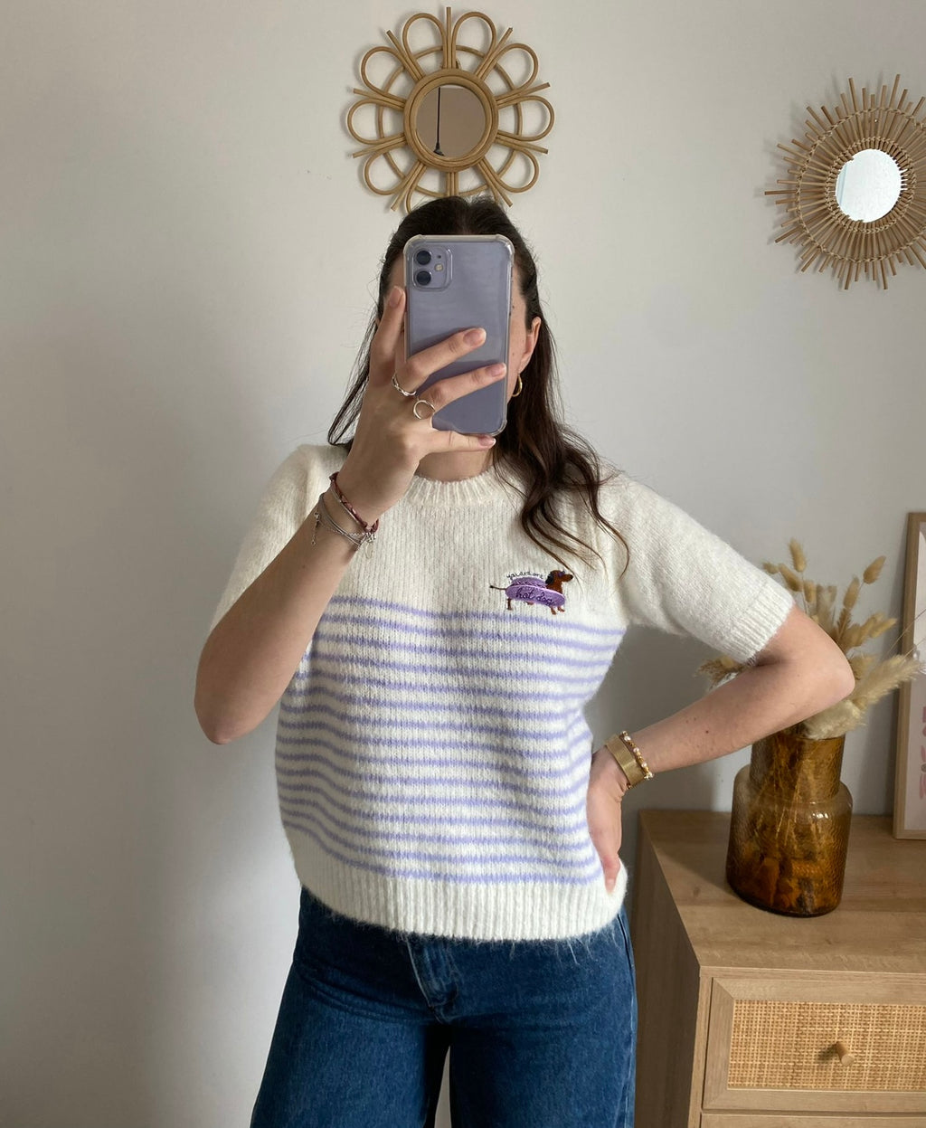 Pull manches courtes Lise