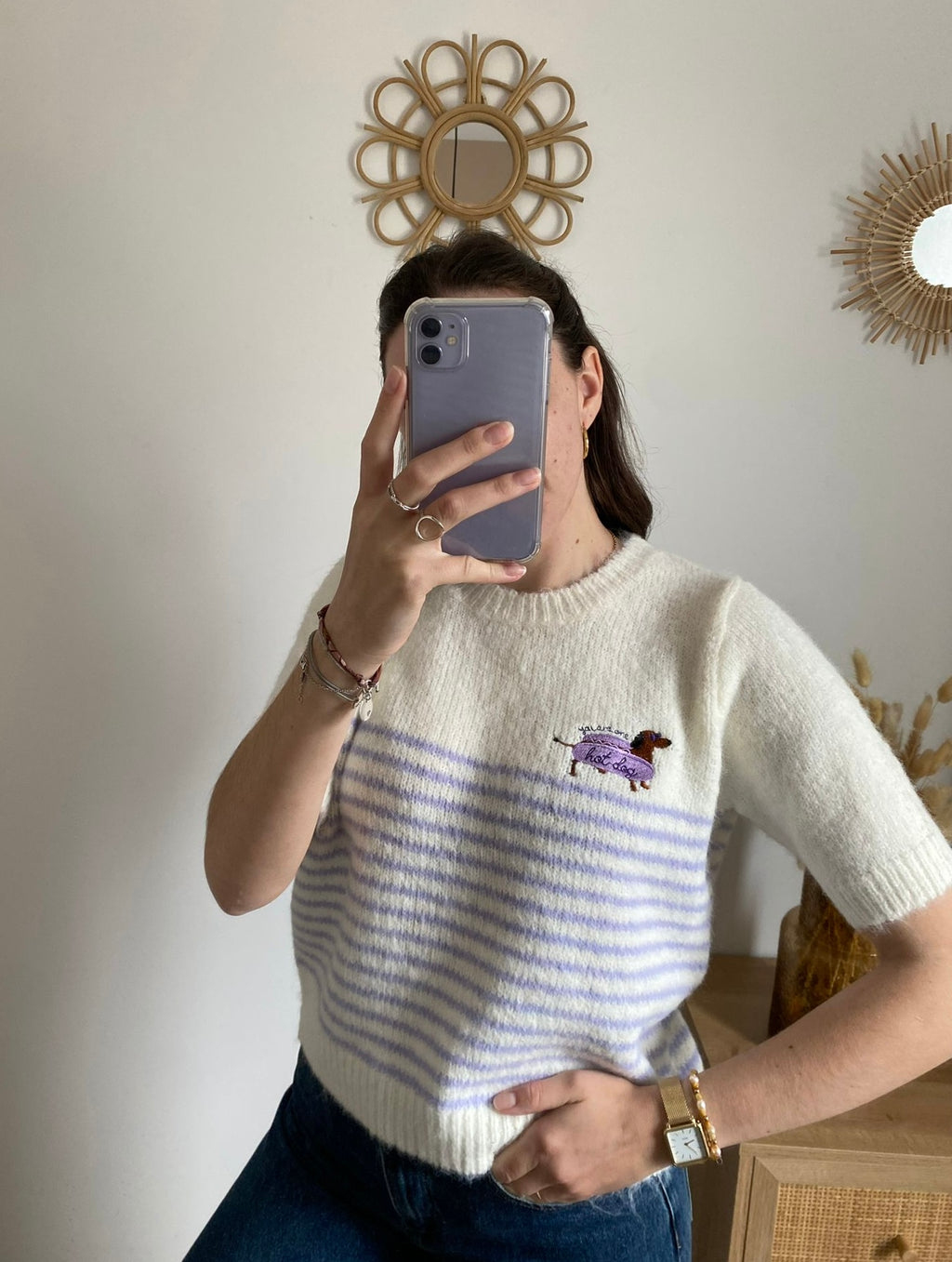 Pull manches courtes Lise