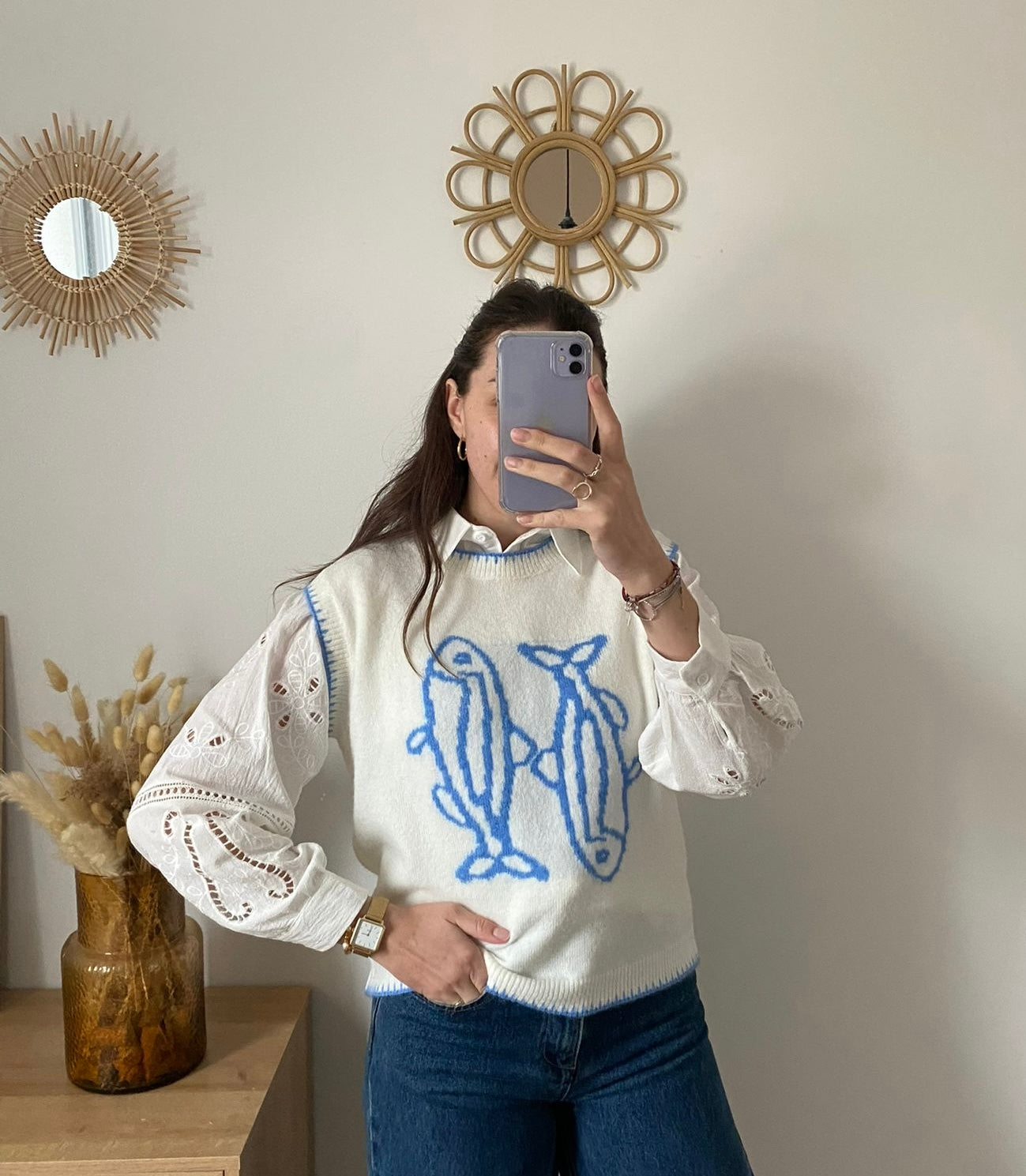 Pull sans manches Virginie