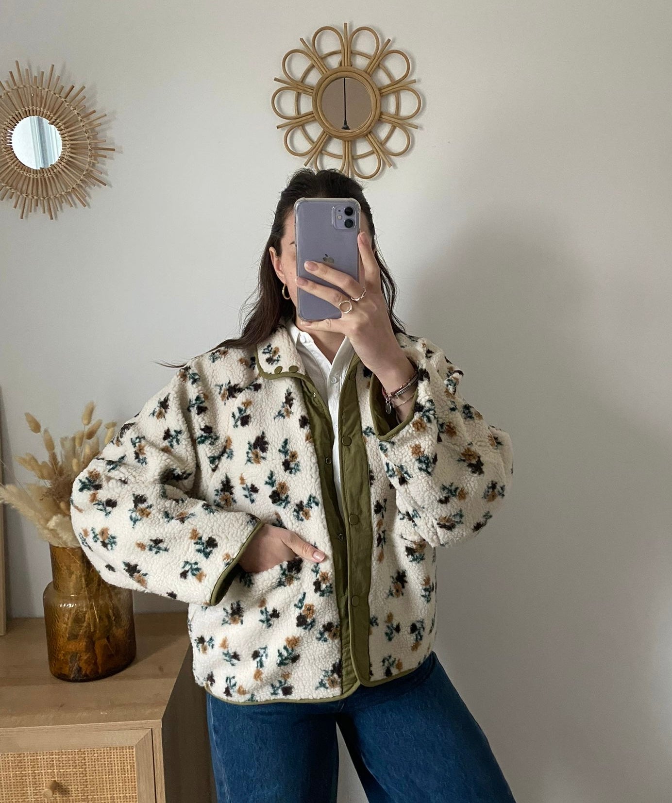 Veste polaire réversible