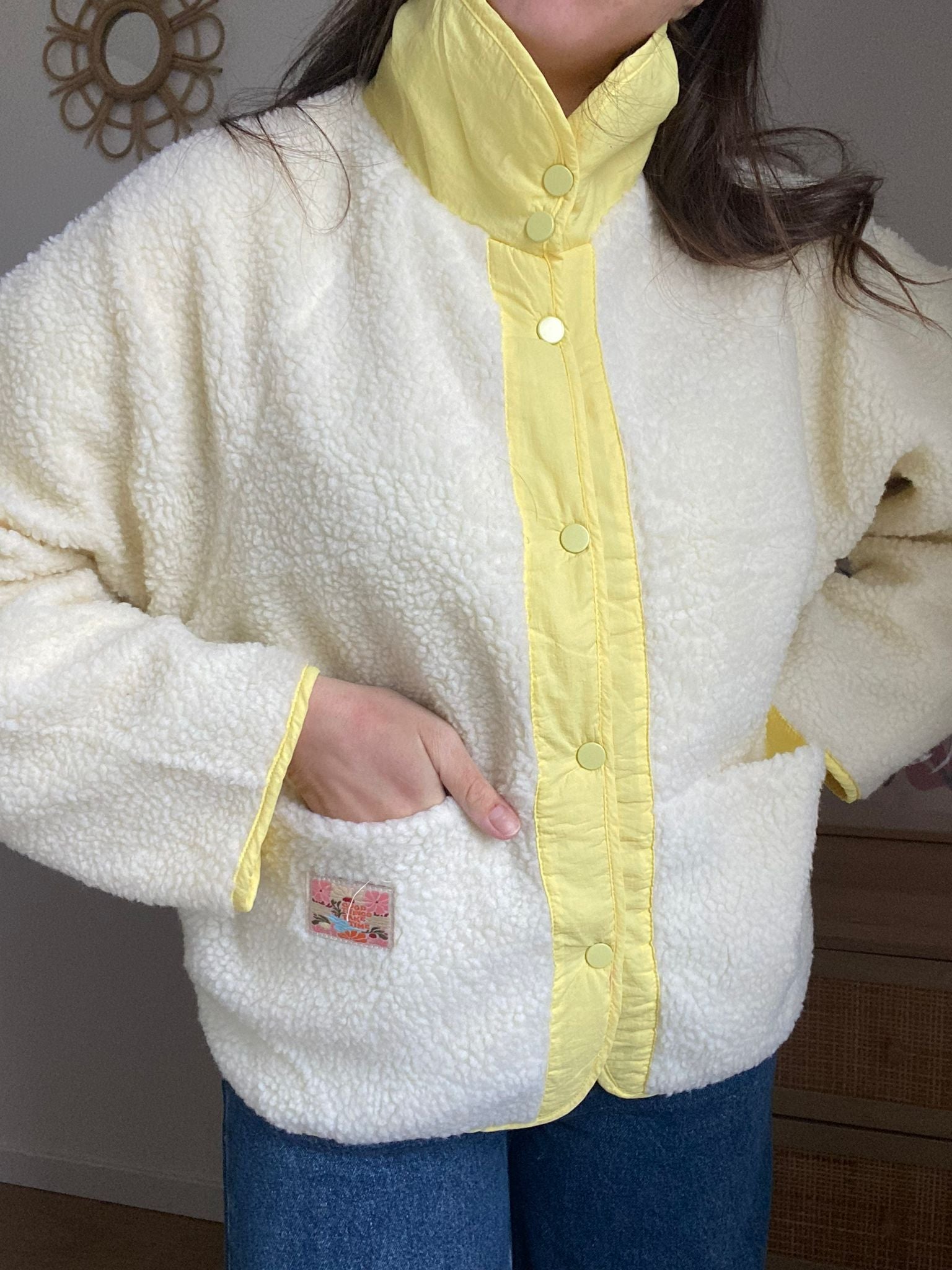 Veste polaire réversible Lou