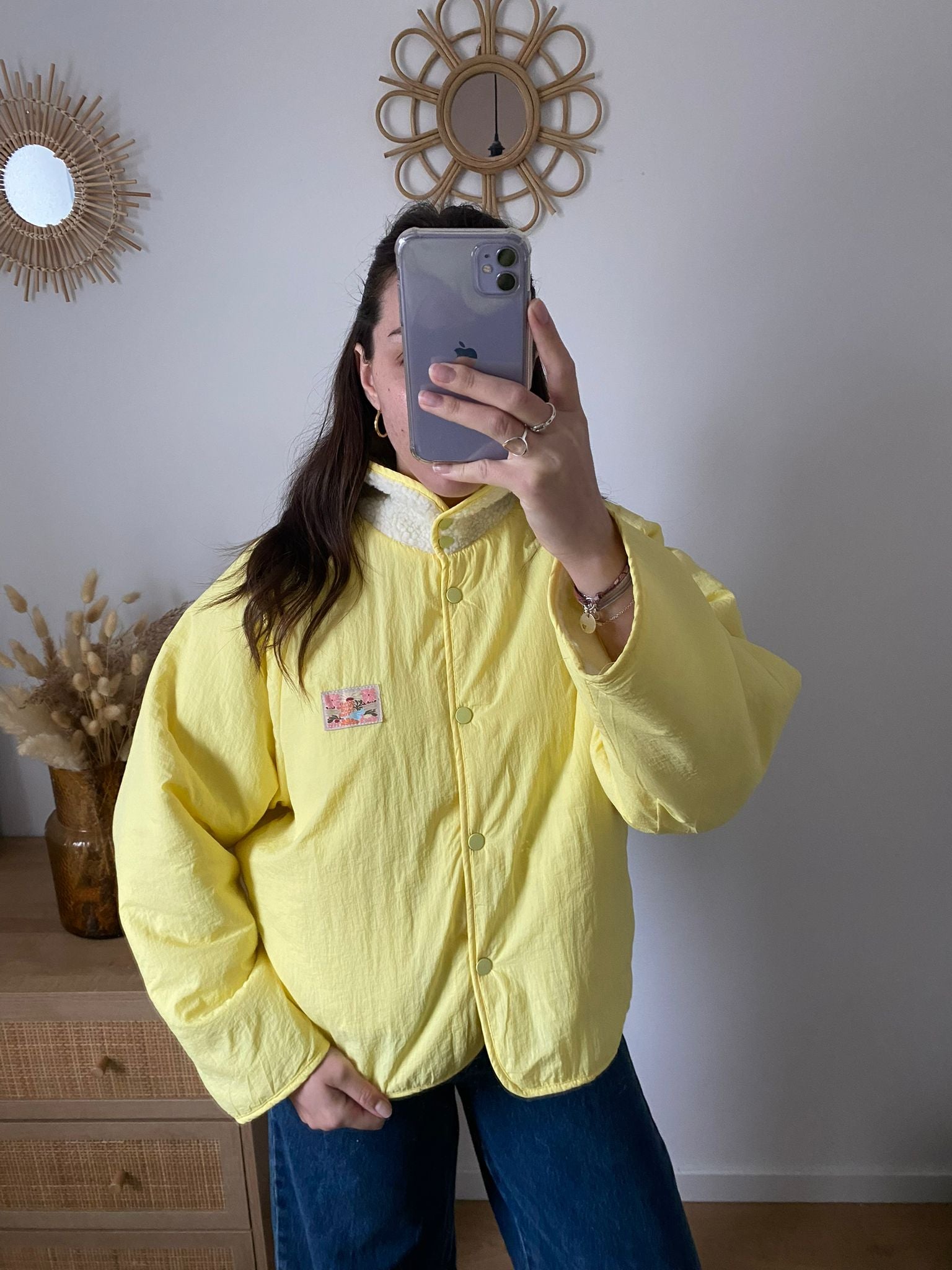 Veste polaire réversible Lou