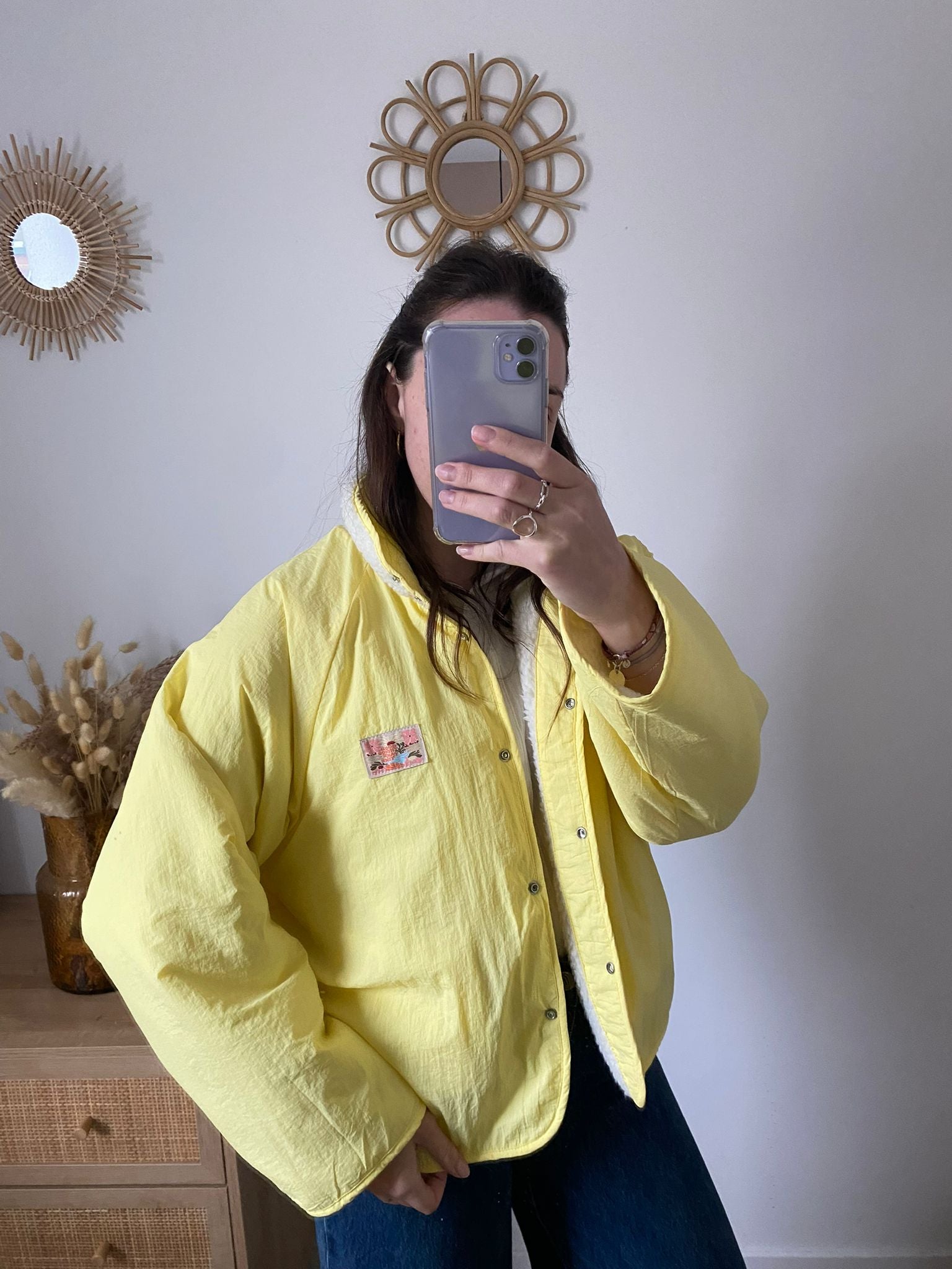 Veste polaire réversible Lou