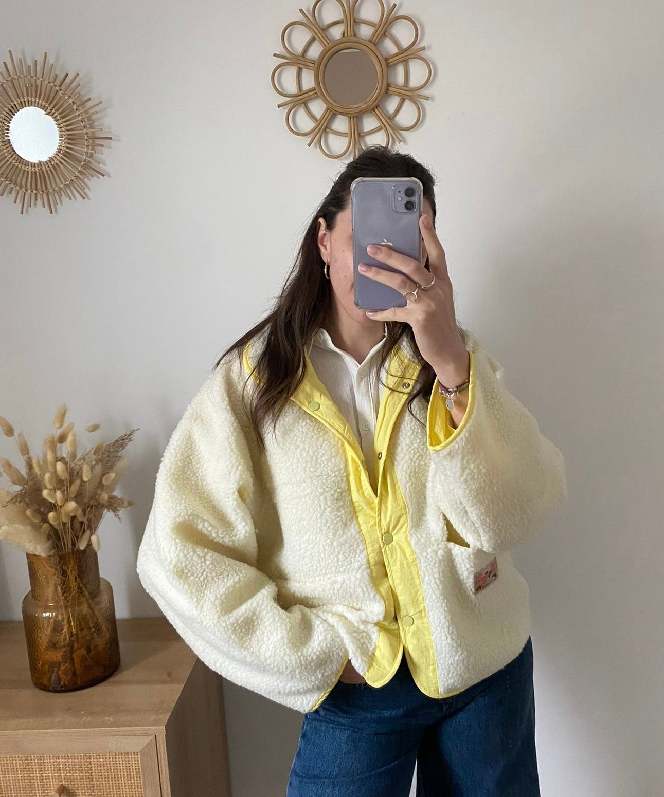 Veste polaire réversible Lou