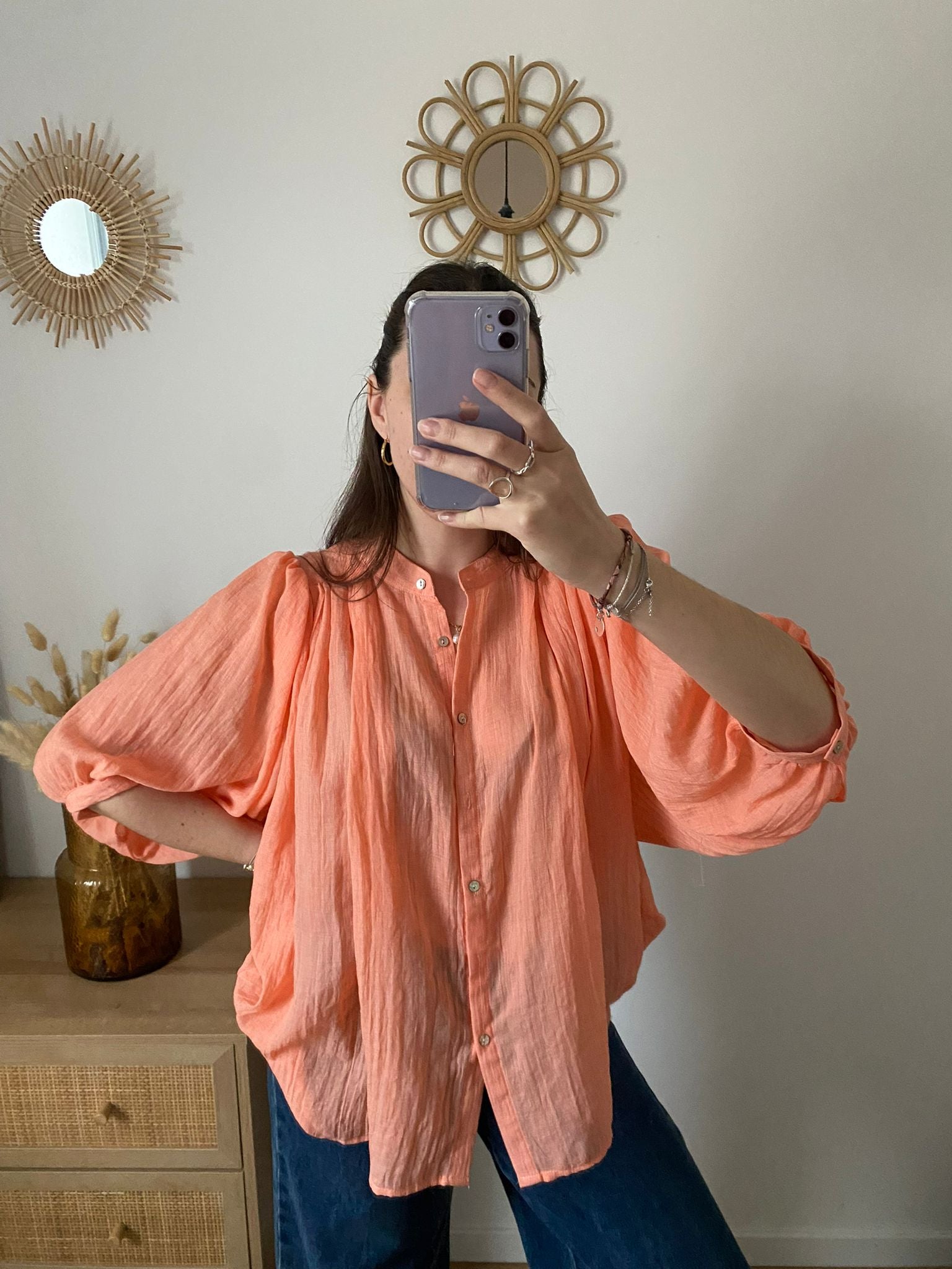 Blouse manches courtes Ana