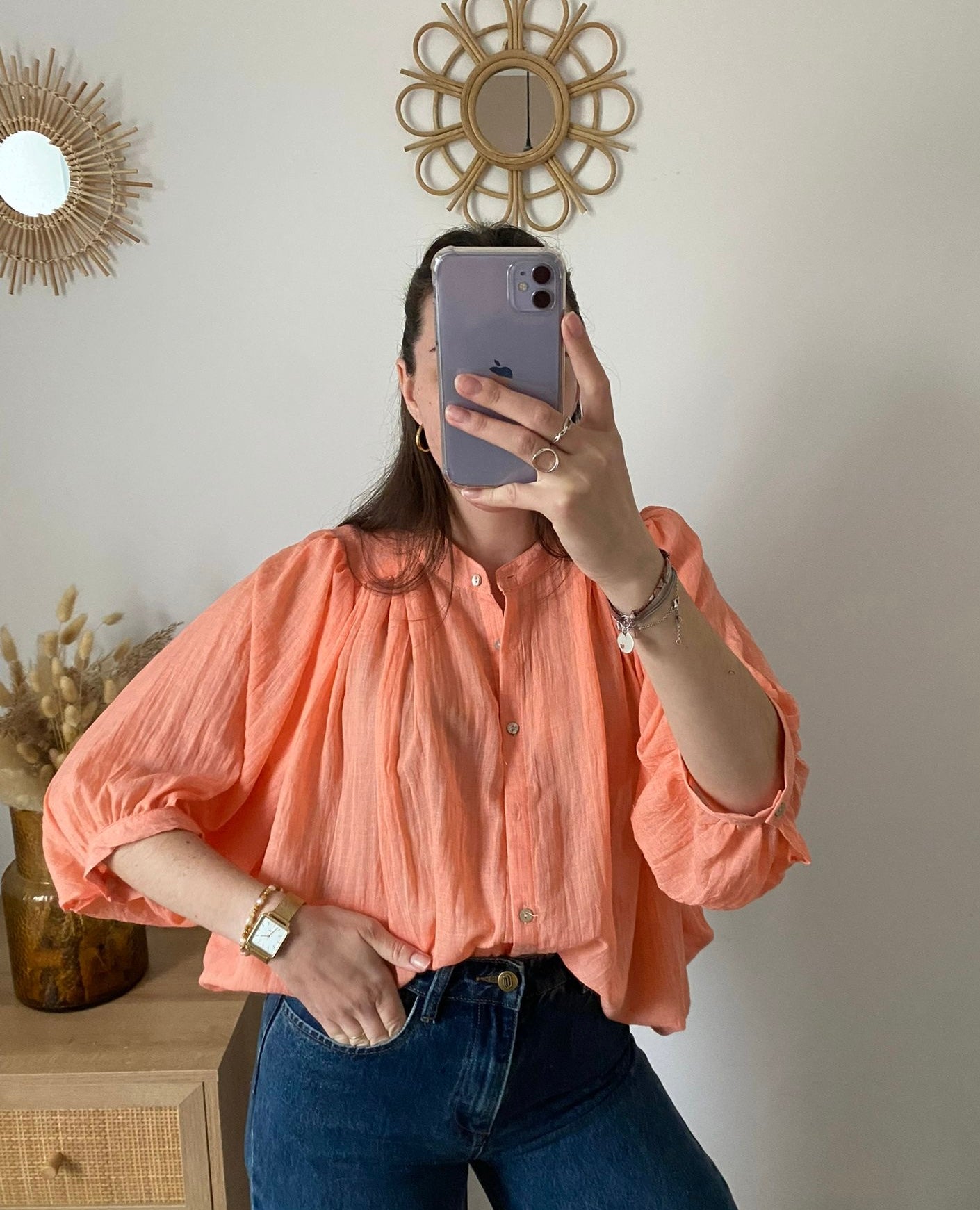 Blouse manches courtes Ana