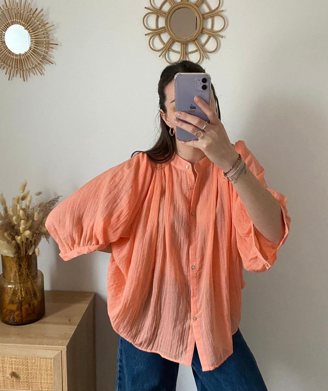 Blouse manches courtes Ana