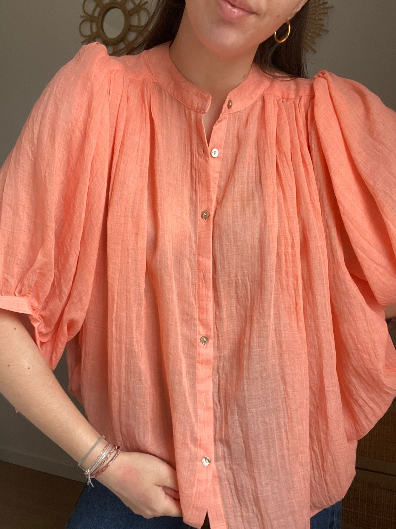 Blouse manches courtes Ana