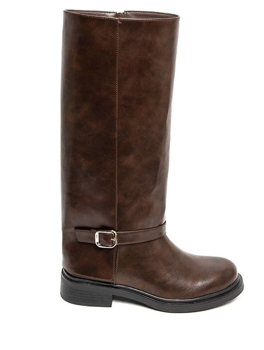 Bottes simili cuir Cassandra