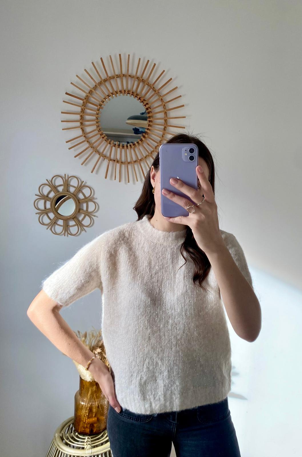 Pull manches courtes Virginie