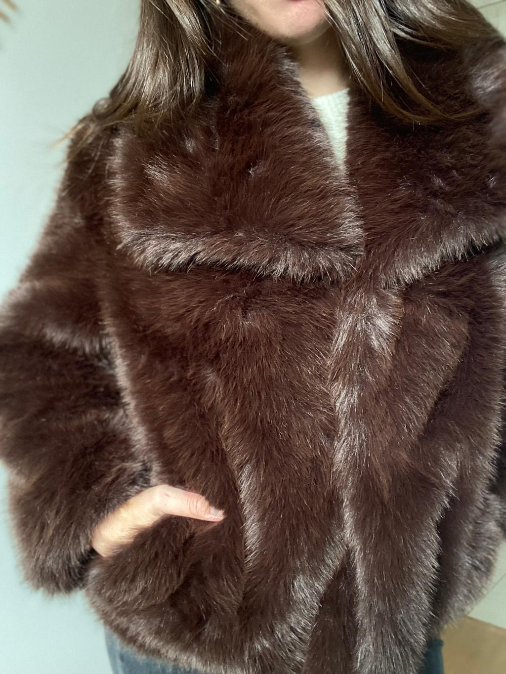 Veste fausse fourrure Anais