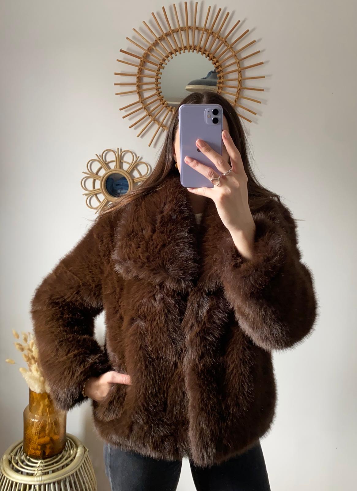 Veste fausse fourrure Anais