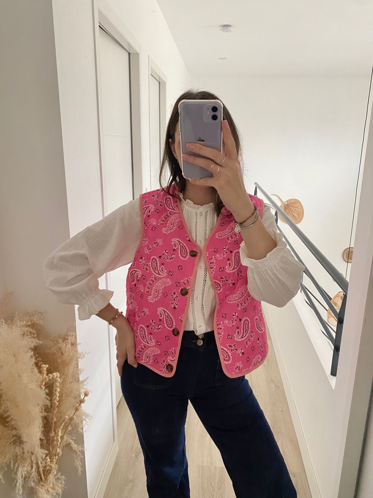 Veste sans manche réversible Camille