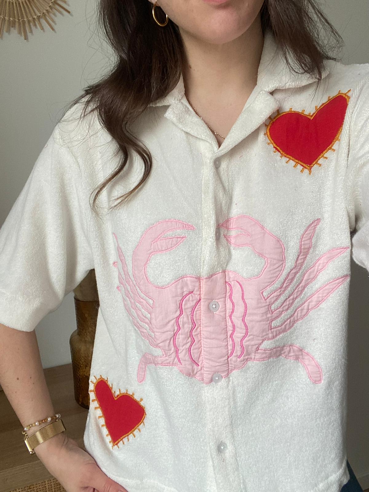 Chemisier manches courtes Lina